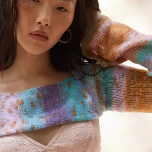 Nwt Urban Outfitters Space Dyed Shrug Sweater Size XS - Picture 3 of 6